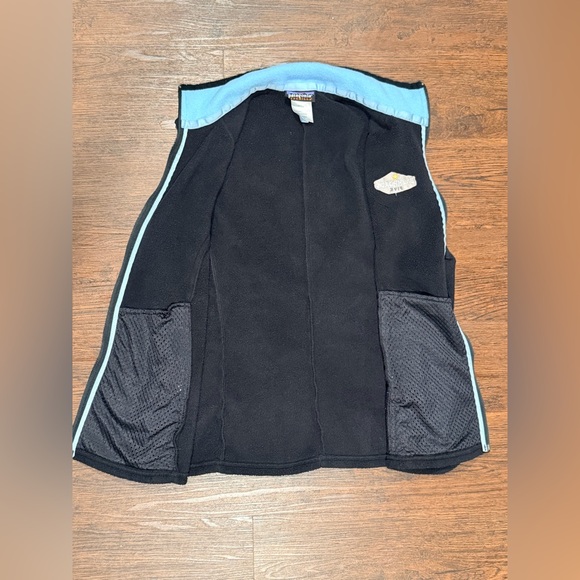 Patagonia Synchilla Vest Womens Black Fleece Full Zip outdoor classic Size XL - Picture 11 of 13